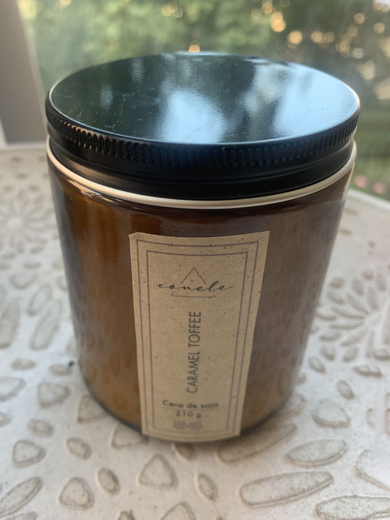 Vela Caramel Toffe Otoño