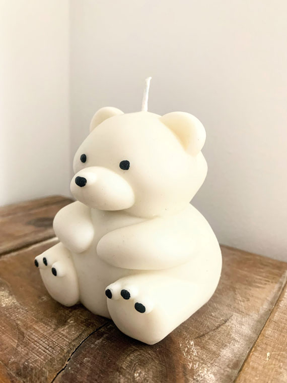 Teddy vela cera soja